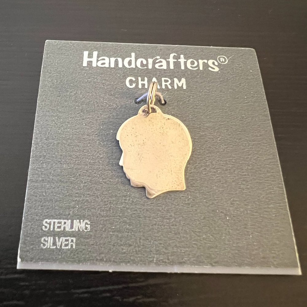 Sterling Silver Silhouette Charm - Great for necklace or bracelets!